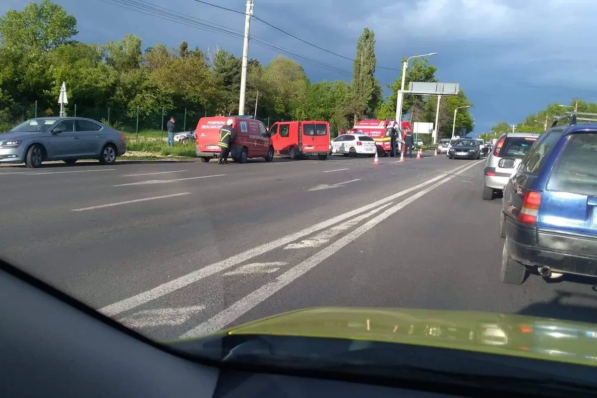 Bărbat din Craiova, în stare gravă la spital după un accident produs în zona aeroportului