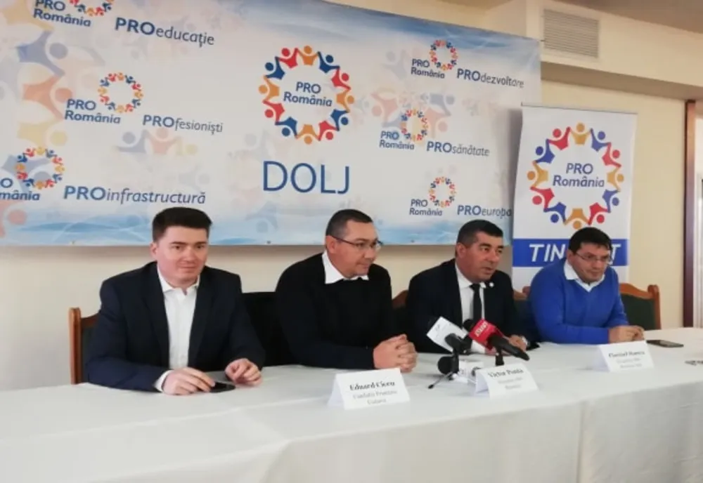 Victor Ponta, la Craiova, legat de alianţele PRO România-PSD: "Cu naşii lui Dragnea nu am de gând să mă asociez"