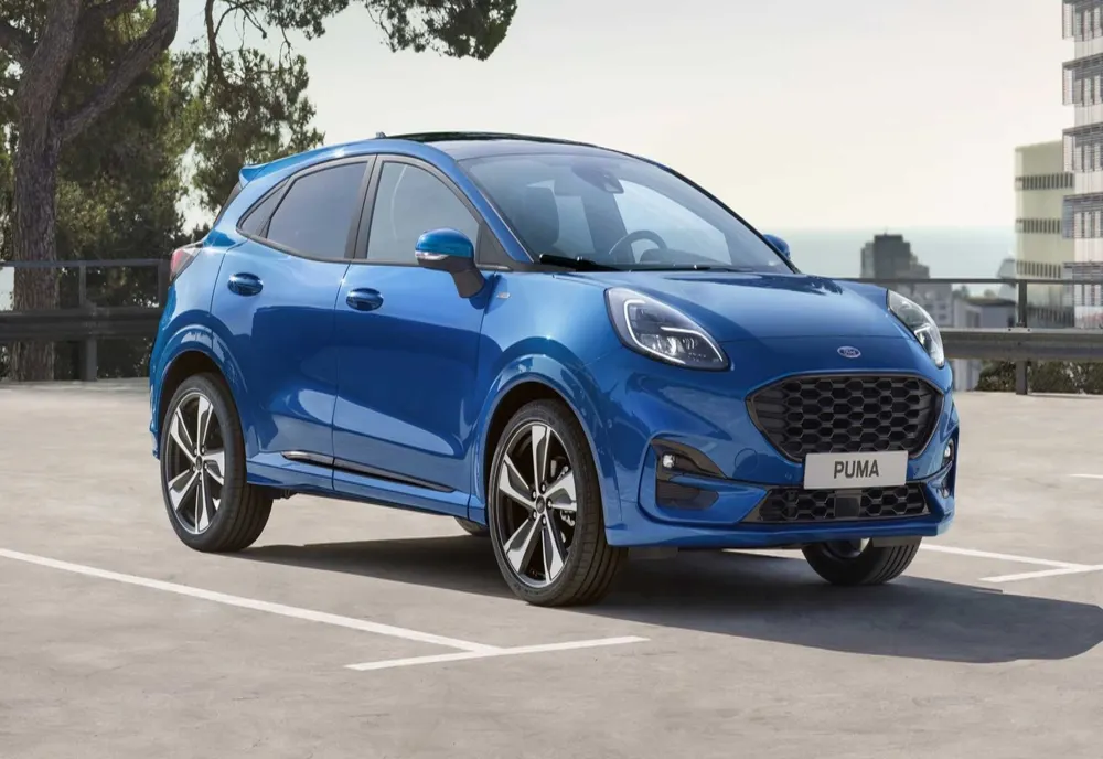 Ford Puma, cel mai bine vândut autoturism hibrid din România în 2021