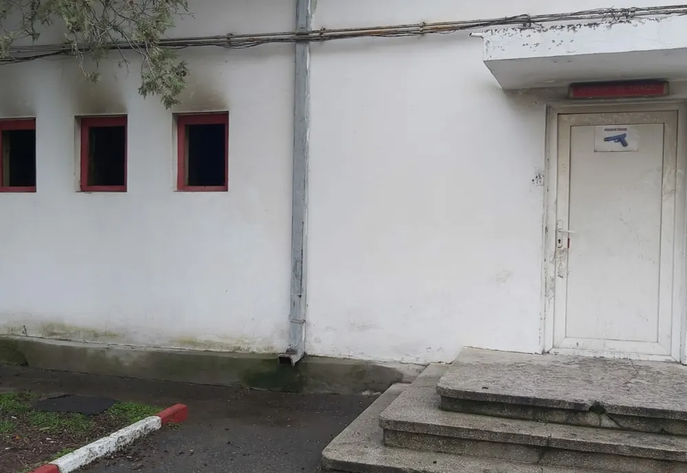 VIDEO | Poligonul de tragere al IPJ Dolj, cuprins de un incendiu