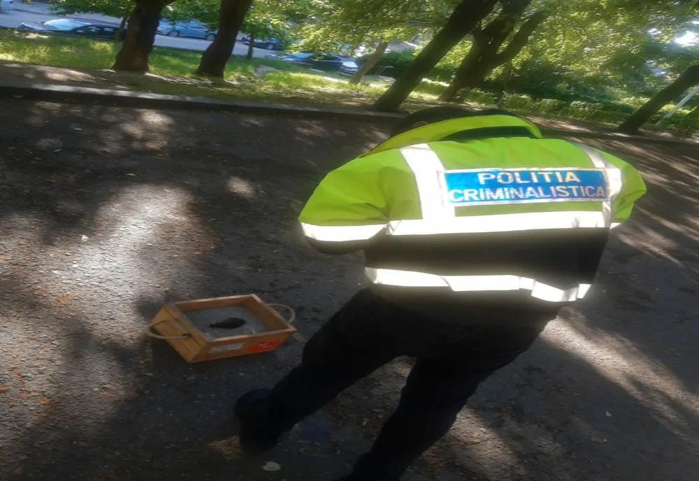 VIDEO: Poliţiştii au găsit o grenadă, pe o stradă din Craiova. Explicaţii oficiale