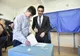 Candidatul PSD la europarlamentare, Claudiu Manda, a refuzat să voteze pentru referendum. „Este doar o acțiune de campanie și de imagine a președintelui României”