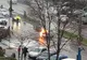 VIDEO. O mașină a luat foc la Craiova