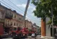 Incendiu la un bloc din Craiova