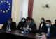 Dolj: Deputatul AUR Ringo Dămureanu şi-a dat masca jos, la înmânarea mandatelor noilor parlamentari